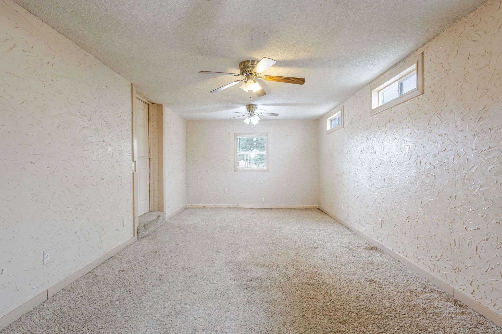 Interior shot of master bedroom
