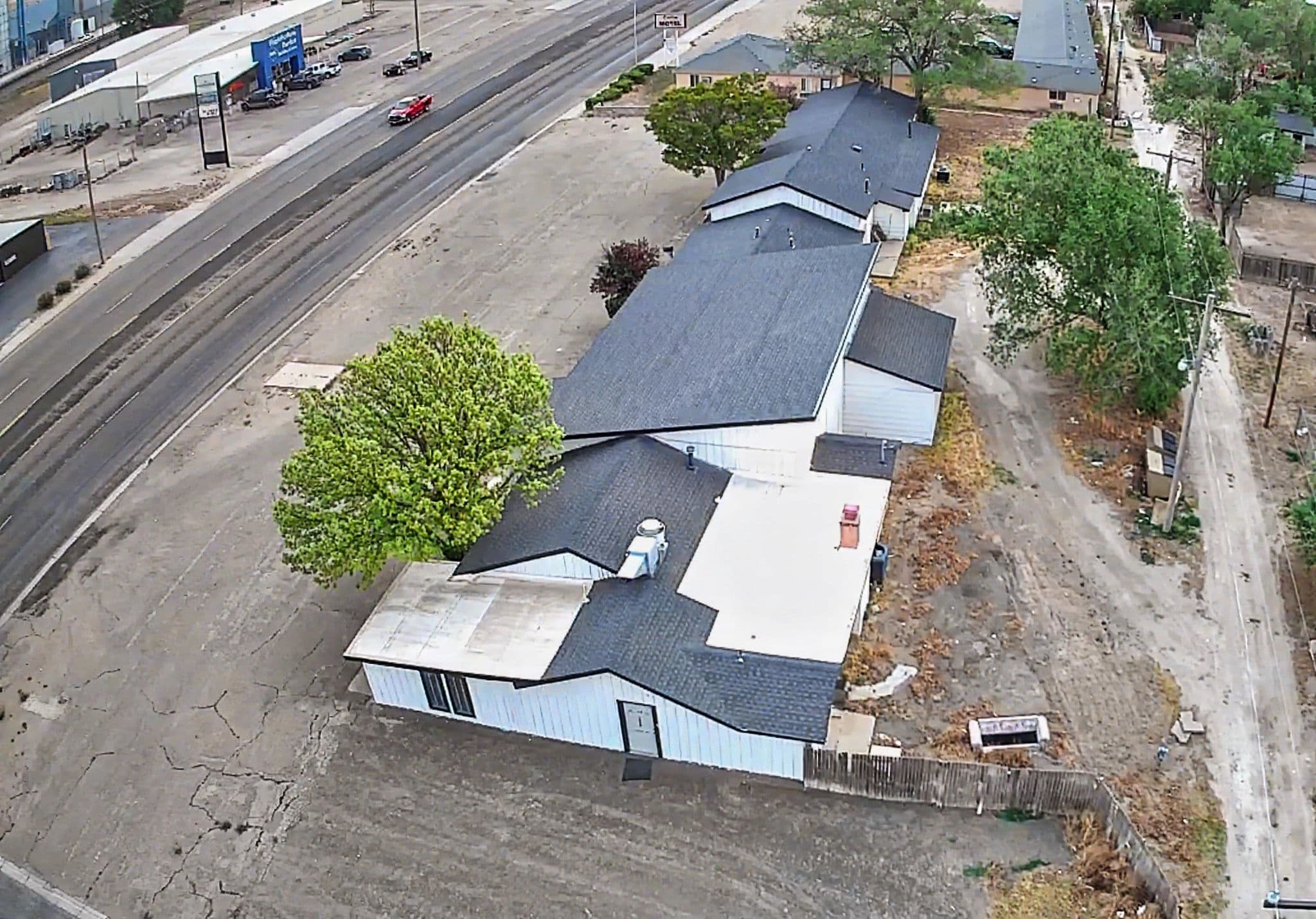 Exterior Aerial Photo of Art Loft back left corner view