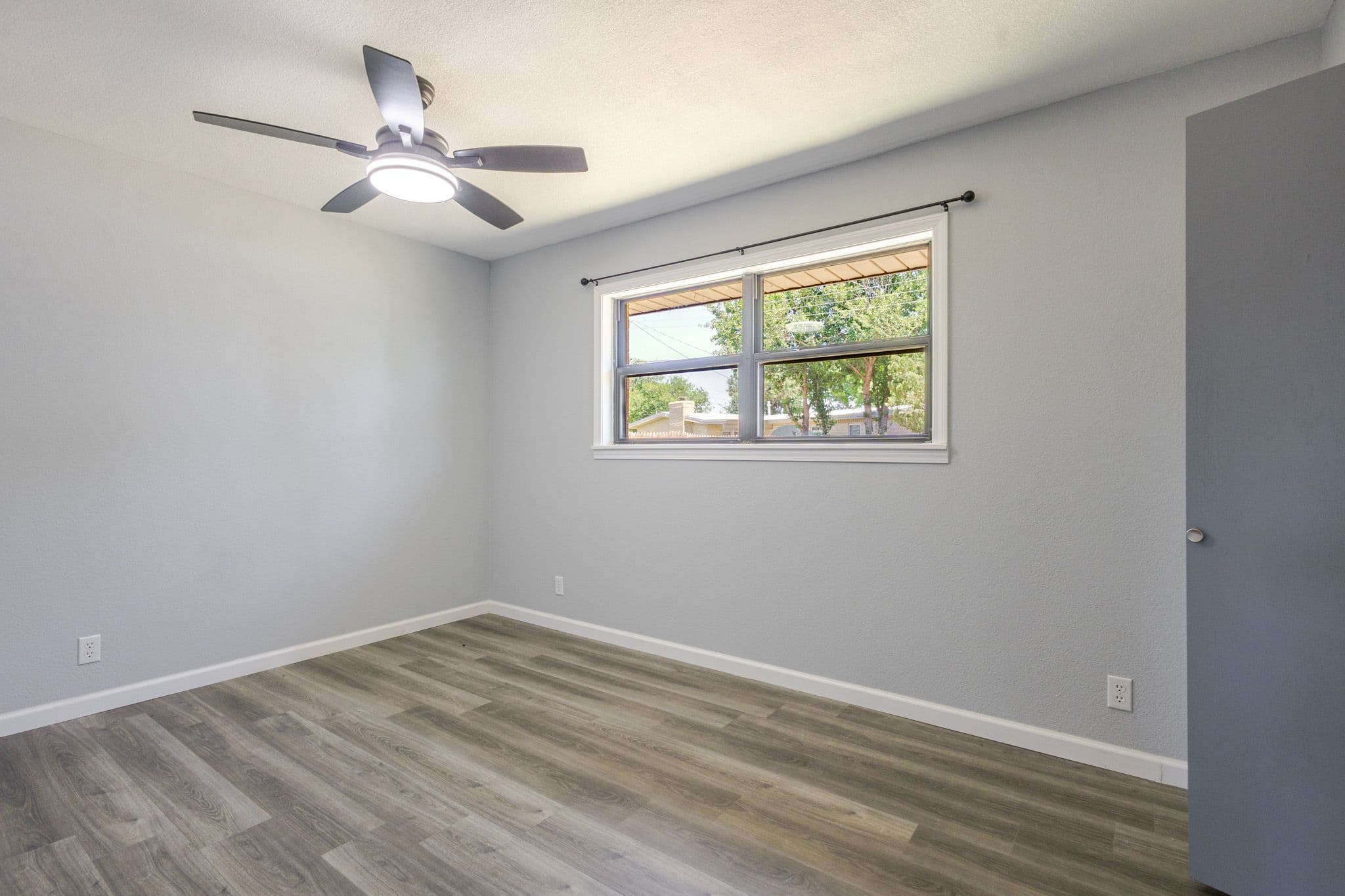 Interior shot of guest bedroom