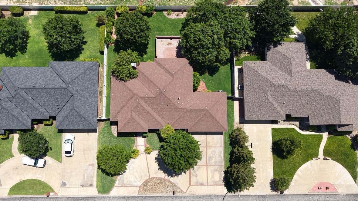Aerial image of Muleshoe TX property