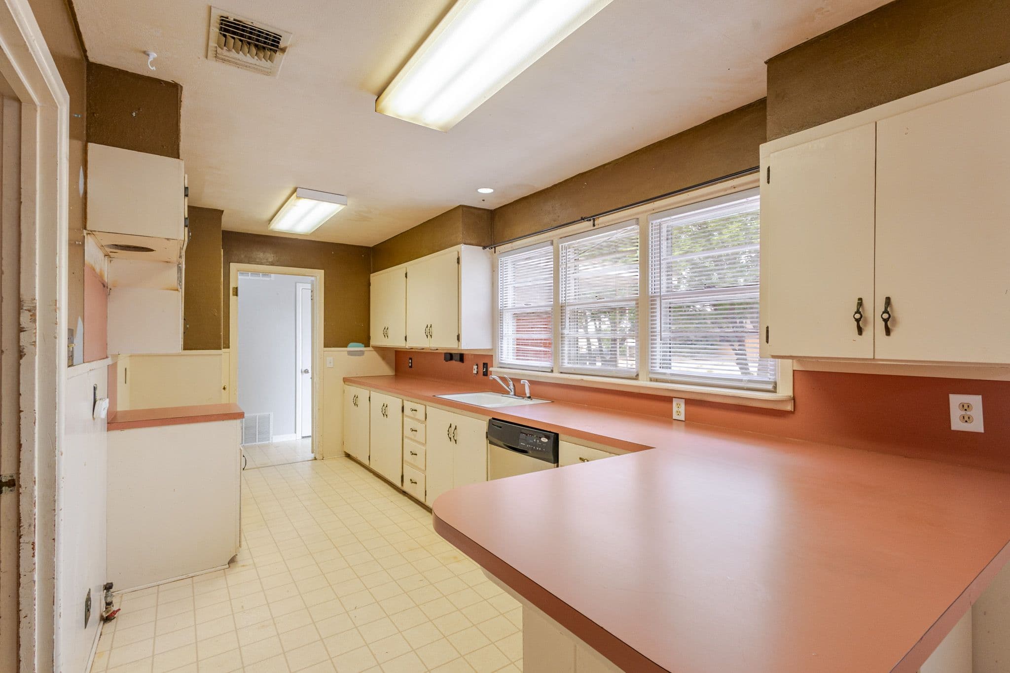 Interior Shot of Kitchen corner view